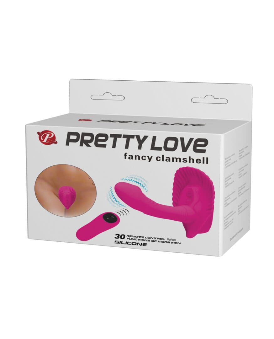 Pretty Love Fancy Remote Control Clamshell 30 Function - Fuchsia