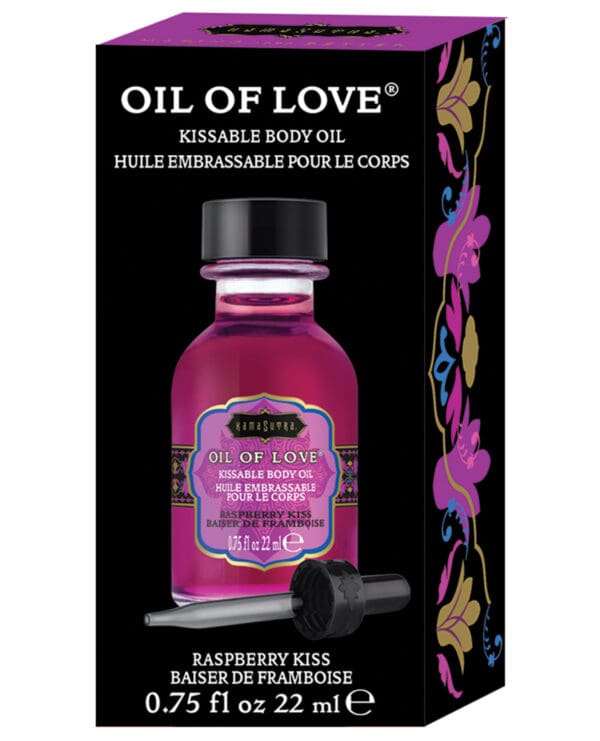 Kama Sutra Oil of Love - .75 oz Raspberry Kiss - Image 2