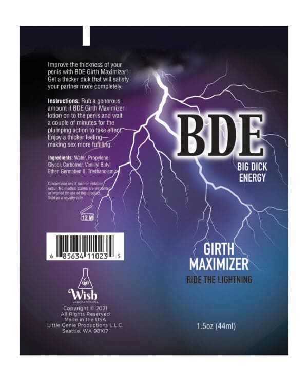BDE Girth Maximizer - 1.5 oz - Image 2