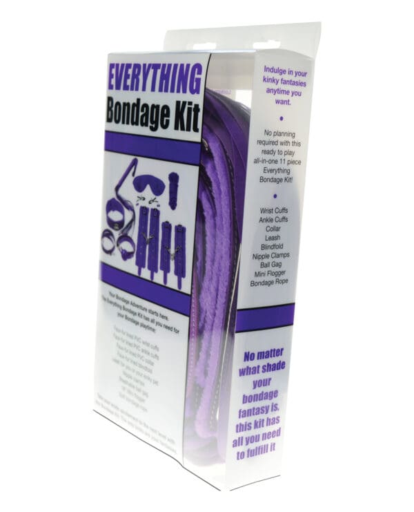 Plesur Everything Bondage 12 Piece Kit - Purple - Image 3