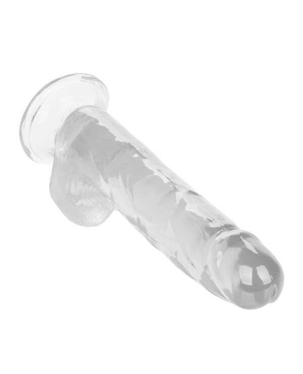 Size Queen 8" Dildo - Clear - Image 3