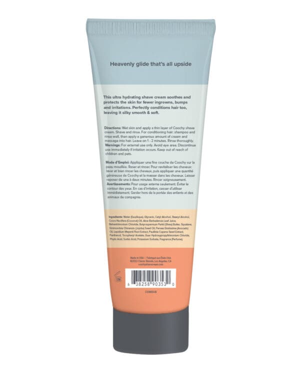 COOCHY Ultra Hydrating Shave Cream - 8.5 oz Mango Coconut - Image 2