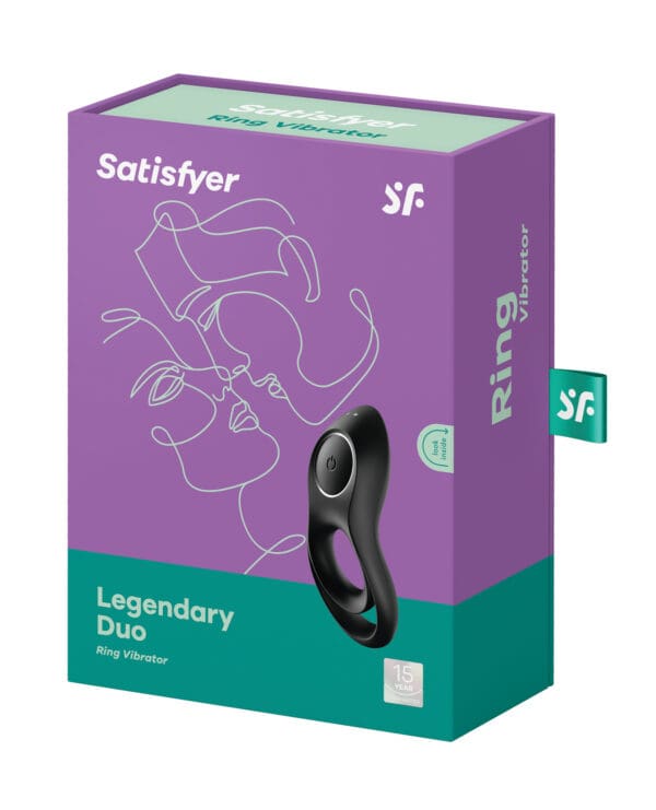 Satisfyer Legendary Duo Ring Vibrator - Black - Image 5