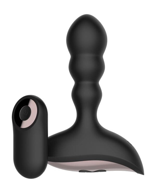Gender Fluid Shake Anal Vibe w/Remote - Black - Image 4
