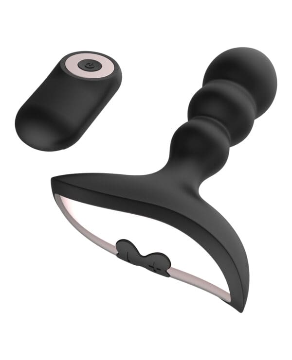 Gender Fluid Shake Anal Vibe w/Remote - Black - Image 5