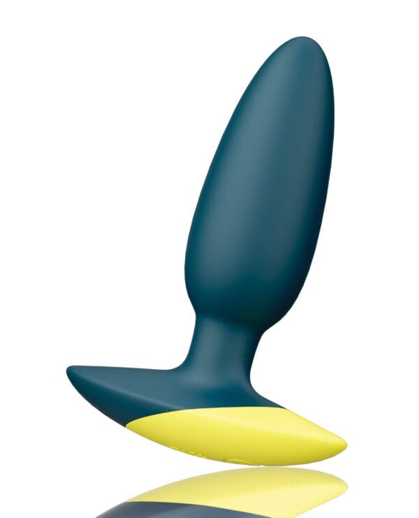 Romp Bass Vibrating Anal Plug - Teal - Image 3