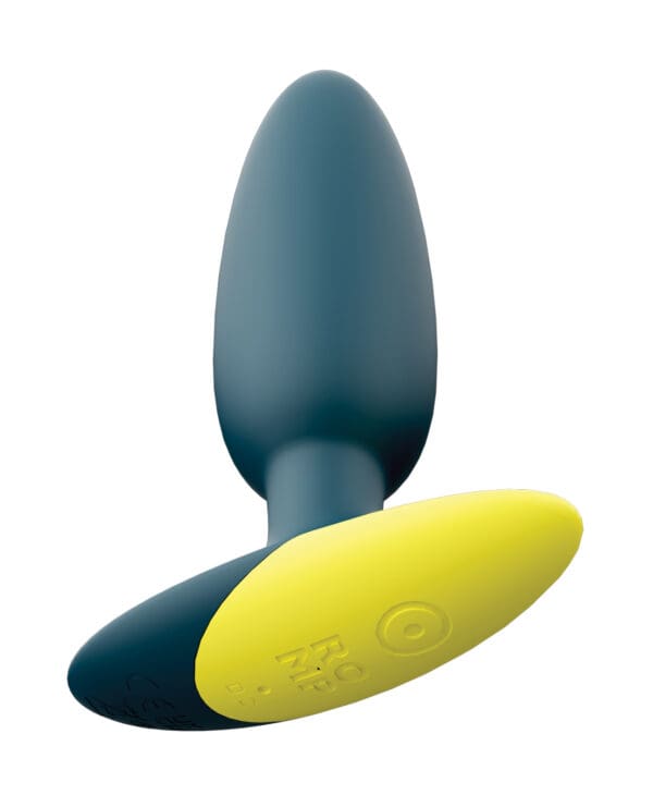 Romp Bass Vibrating Anal Plug - Teal - Image 4