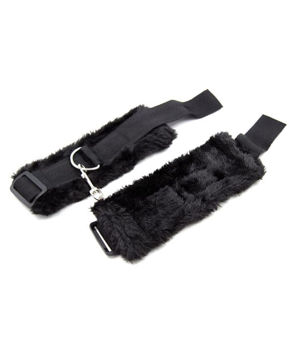 Plesur Fuzzy Bedroom Bondage Kit - Black - Image 3