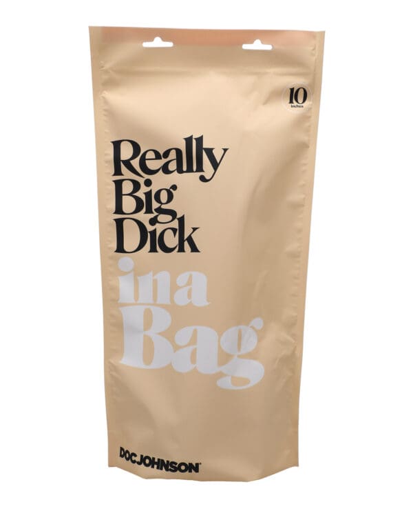 In A Bag 10" Really Big Dick - Clear - Image 5