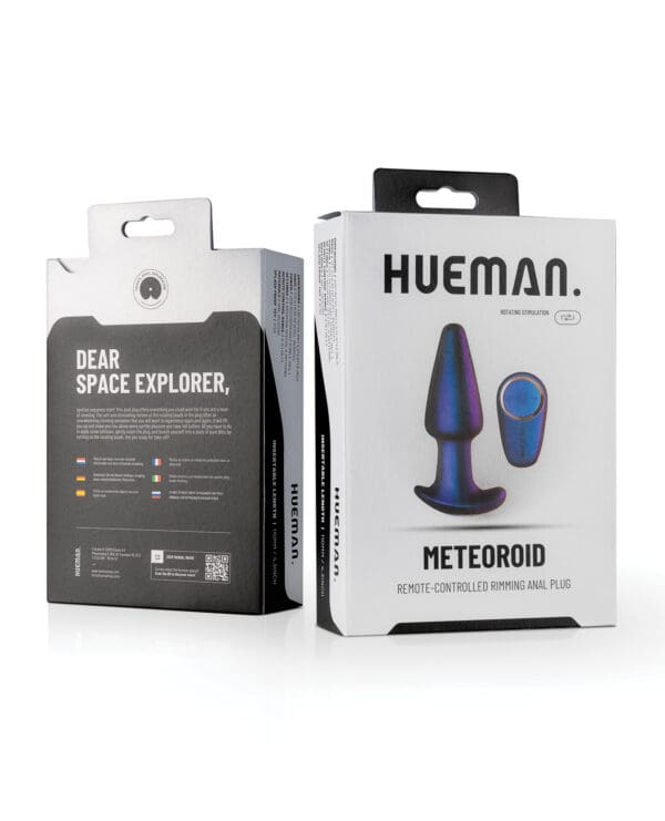 Hueman Meteoroid Rimming Anal Plug - Purple - Image 5