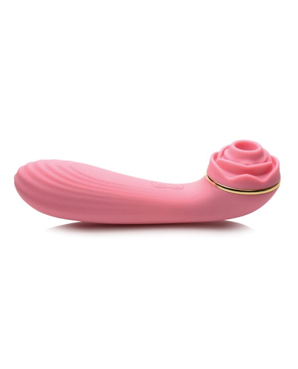 Inmi Bloomgasm Passion Petals Rose 10X Suction & Vibrator - Pink - Image 2