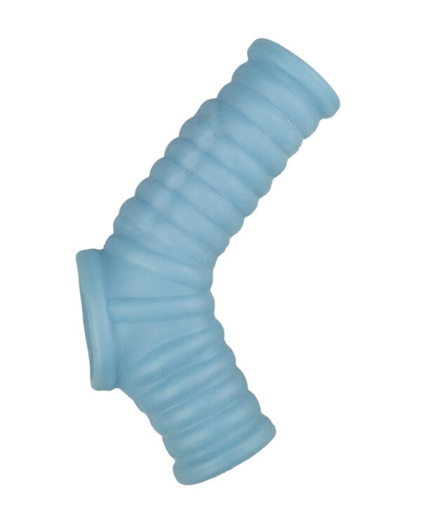 Vibrating Power Sleeve Ribbed Fit - Blue - Image 2
