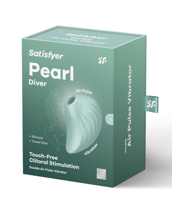 Satisfyer Pearl Diver - Mint - Image 5