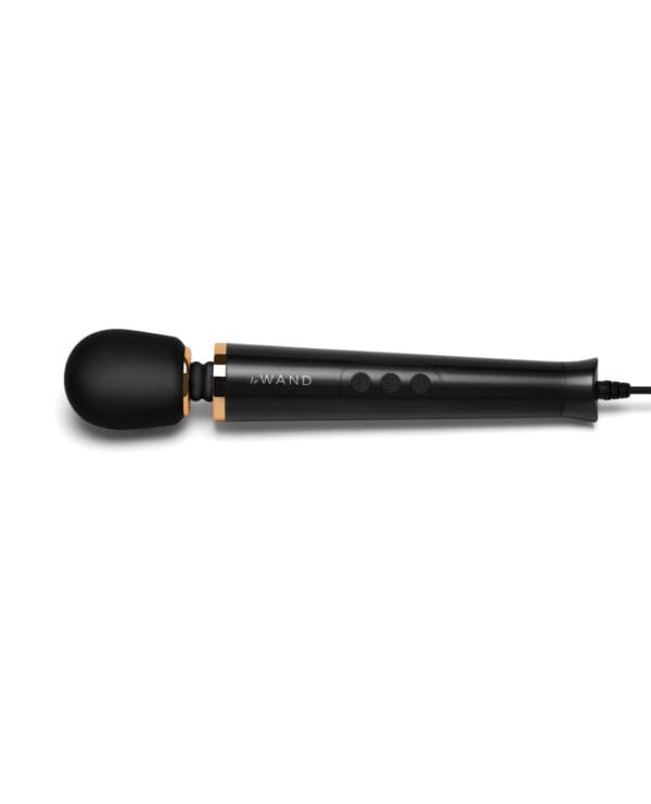 Le Wand Powerful Petite Plug-In Vibrating Massager - Black - Image 2