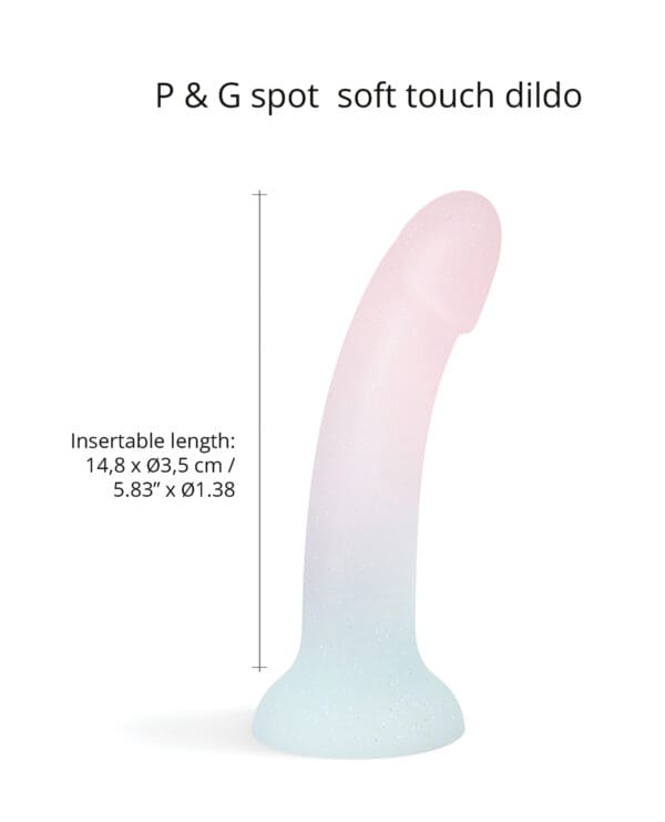 Love to Love Silicone Dildolls Galactica - Unicorn Color w/Glitter - Image 3