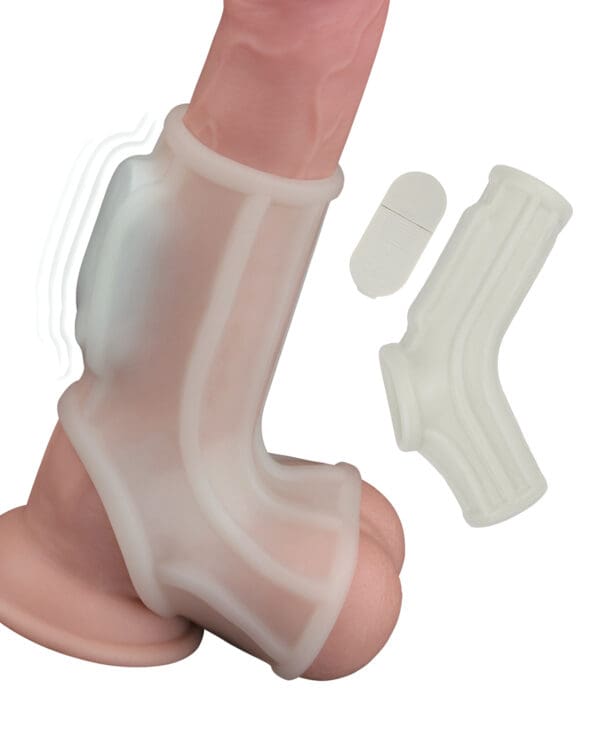 Vibrating Power Sleeve Sleek Fit - White - Image 4