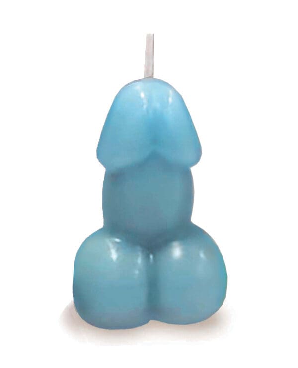 Eden's Penis Candle - Blue - Vanilla - Image 2