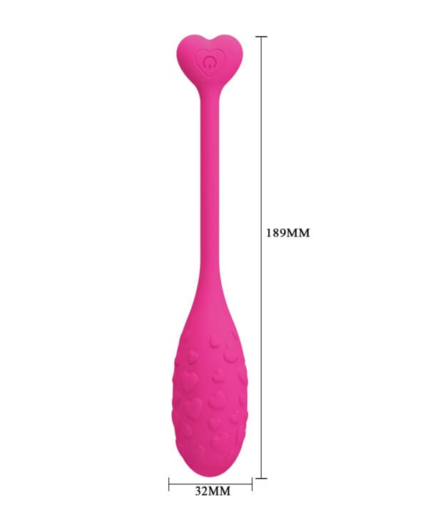 Pretty Love Fisherman Vibrating Egg - Hot Pink - Image 3