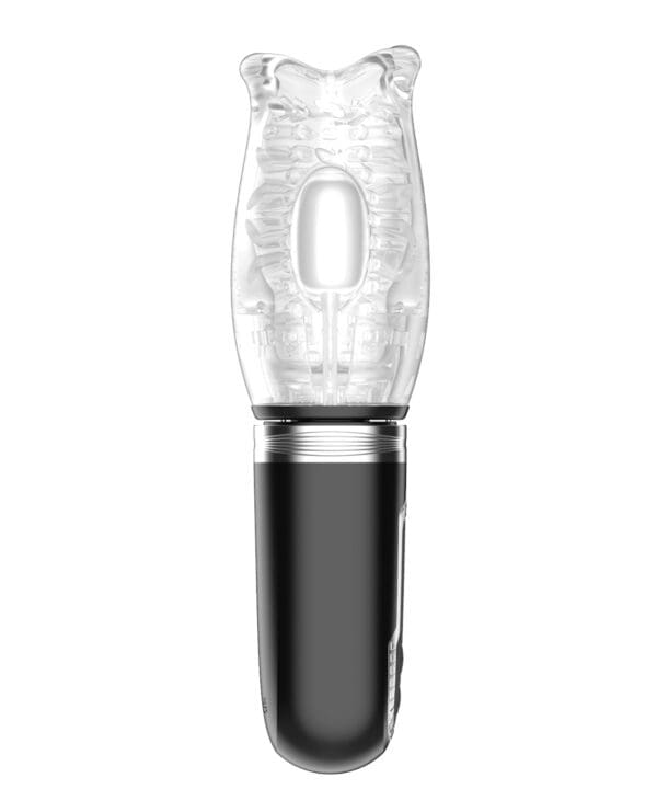 Thrusting, Vibrating & Rotating Oral Sex Masturbator- Black - Image 2