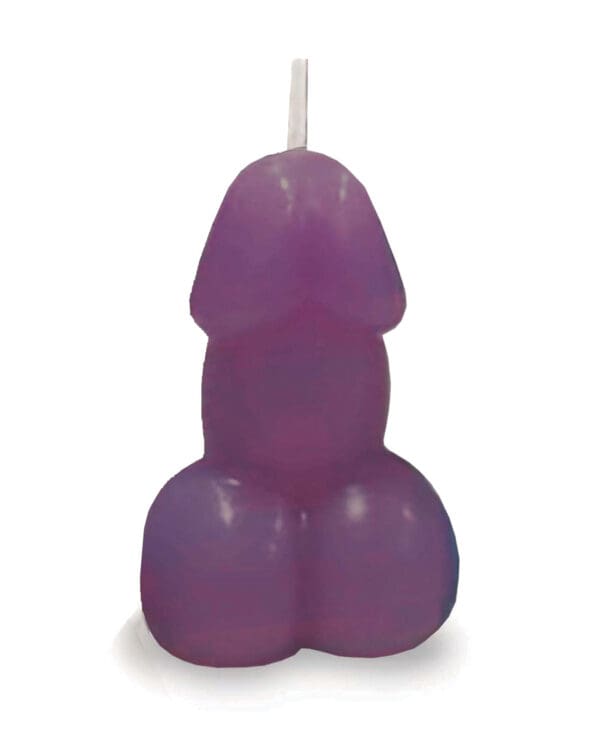Eden's Penis Candle - Purple - Vanilla - Image 2