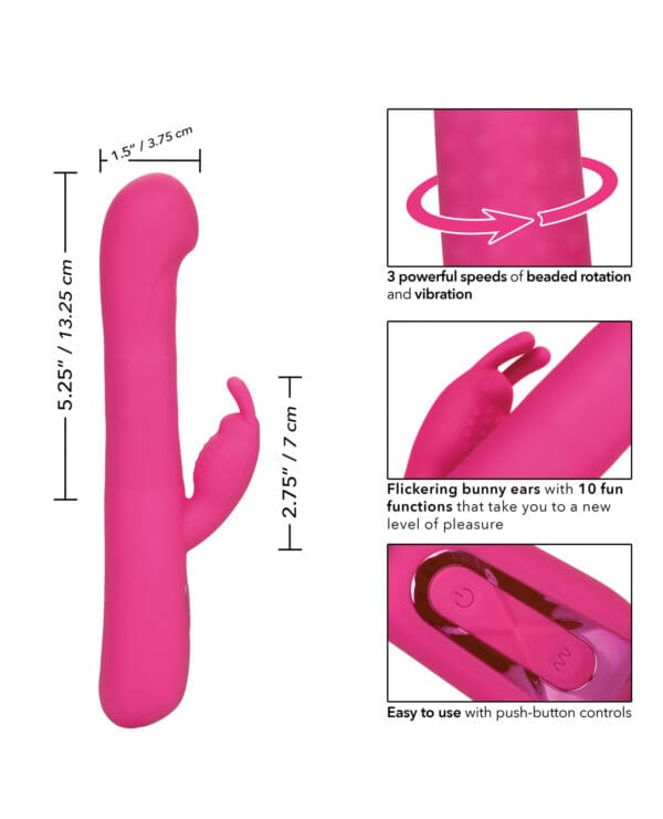 Jack Rabbit Elite Beaded G Rabbit - Pink - Image 5