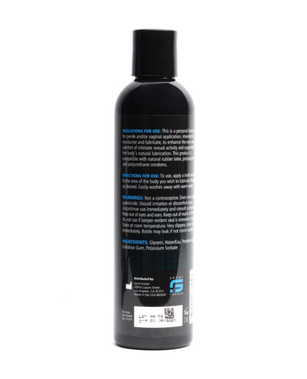 Sport Fucker Water Based Lubricant - 8 oz - Image 2