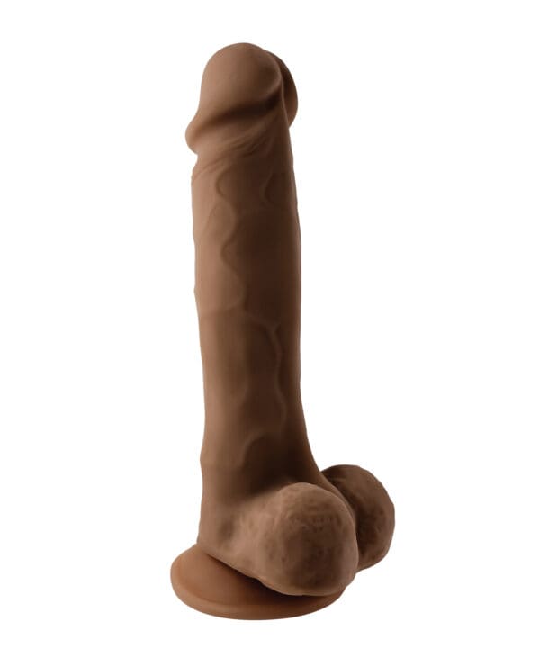 Selopa 6.5" Natural Feel Dildo - Dark - Image 2