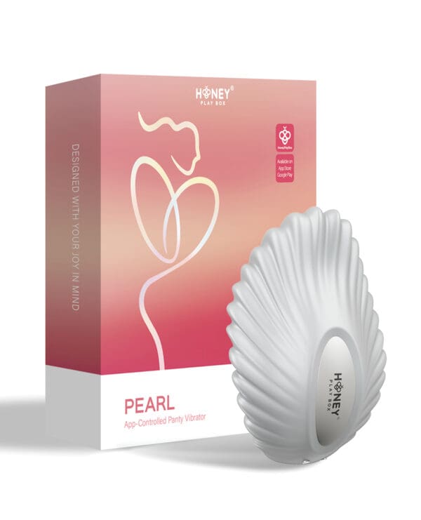 Pearl App-Controlled Magnetic Panty Vibrator - White - Image 5