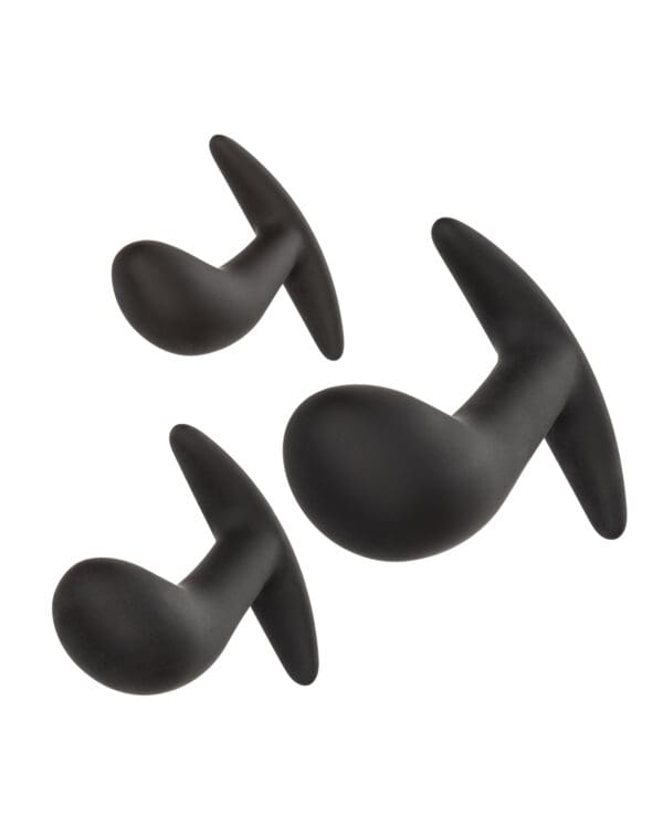 Silicone Anal Training Prostate Kit - Black - Image 3