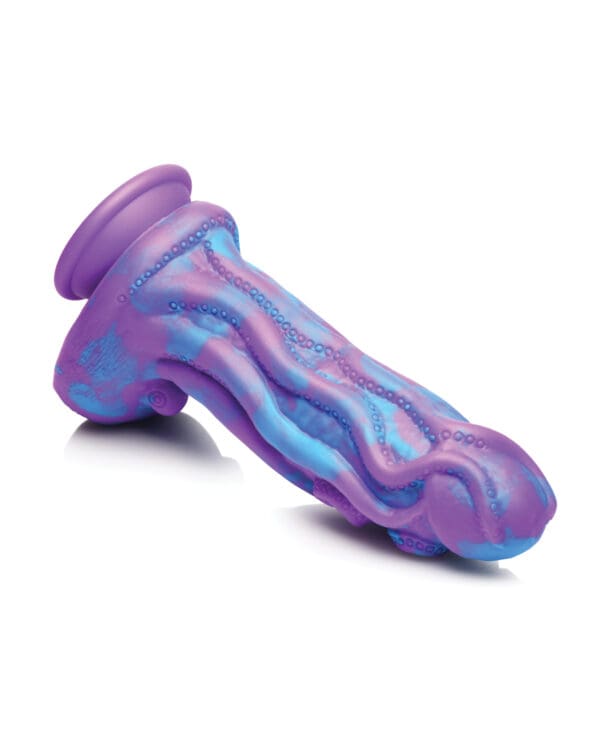 Creature Cocks Octophallus Silicone Dildo - Purple/Blue - Image 4