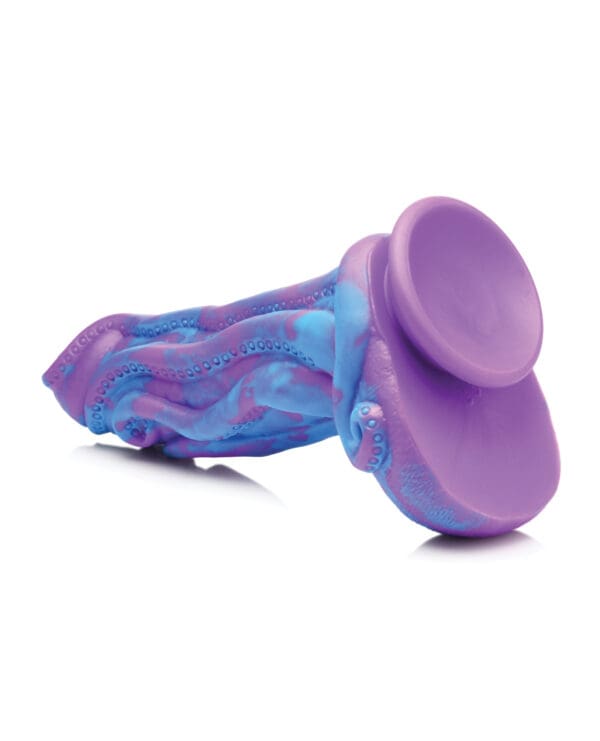 Creature Cocks Octophallus Silicone Dildo - Purple/Blue - Image 5