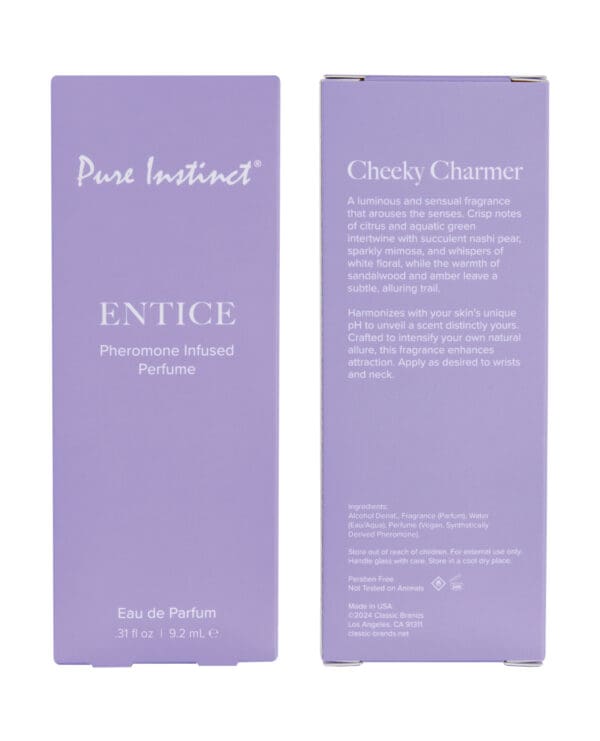 Pure Instinct Pheromone Perfume Entice - 9.2 ml Spray - Image 5