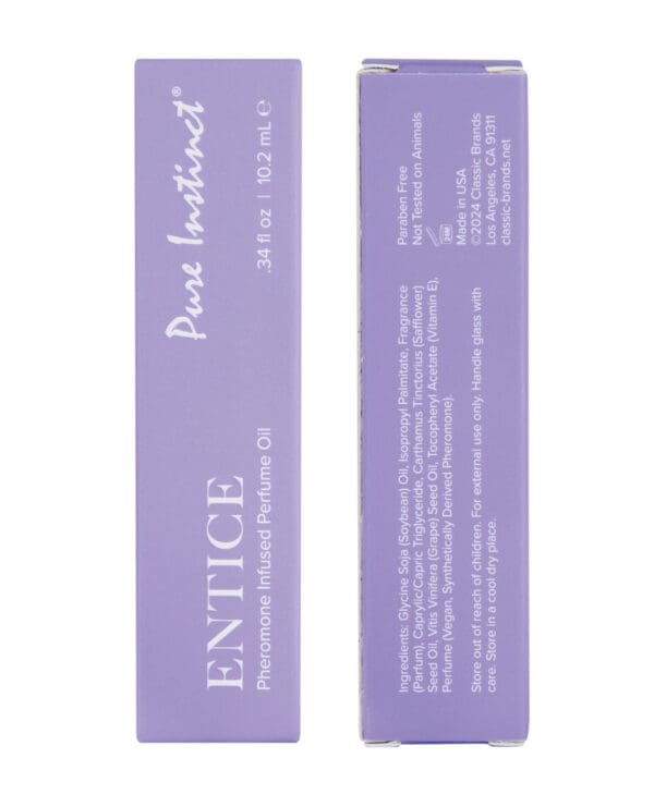 Pure Instinct Pheromone Perfume Oil Roll On Entice - 10.2 ml - Image 5