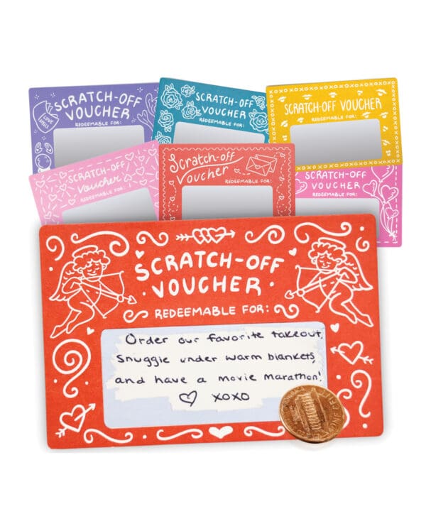Mini Date Night Shenanigans DIY Scratch Off Vouchers & Coupons - Image 3