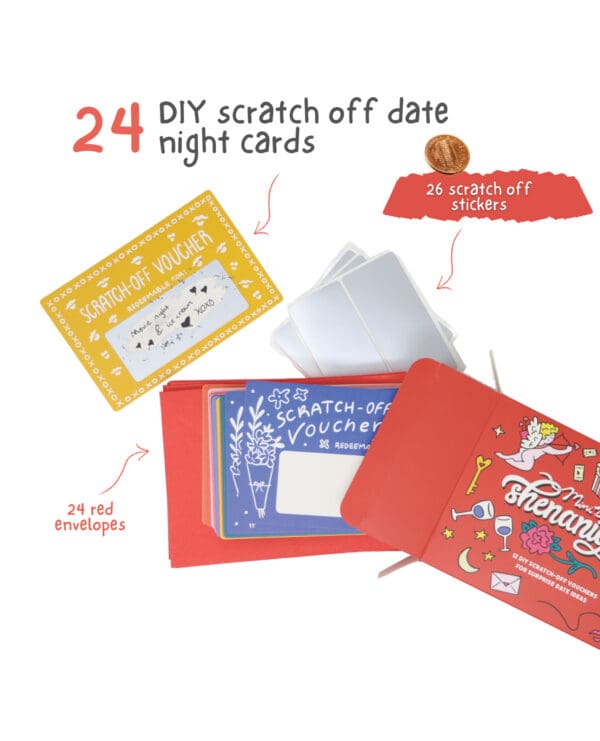 Mini Date Night Shenanigans DIY Scratch Off Vouchers & Coupons - Image 5