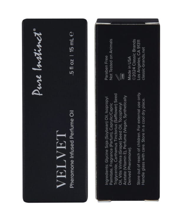 Pure Instinct Pheromone Perfume Oil Velvet - 15 ml Dropper Glass - Image 4