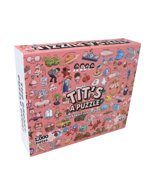 Tit's A Puzzle 1000 Piece Boob Themed Puzzle - Image 2
