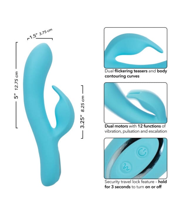 Azure Collection Bunny G Rabbit Vibrator - Blue - Image 5