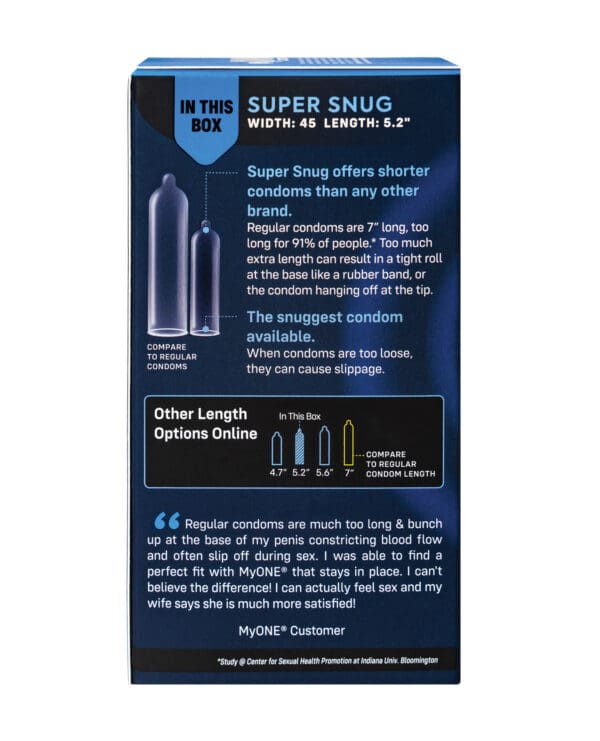 My One Super Snug Condoms - Pack of 10 - Image 2