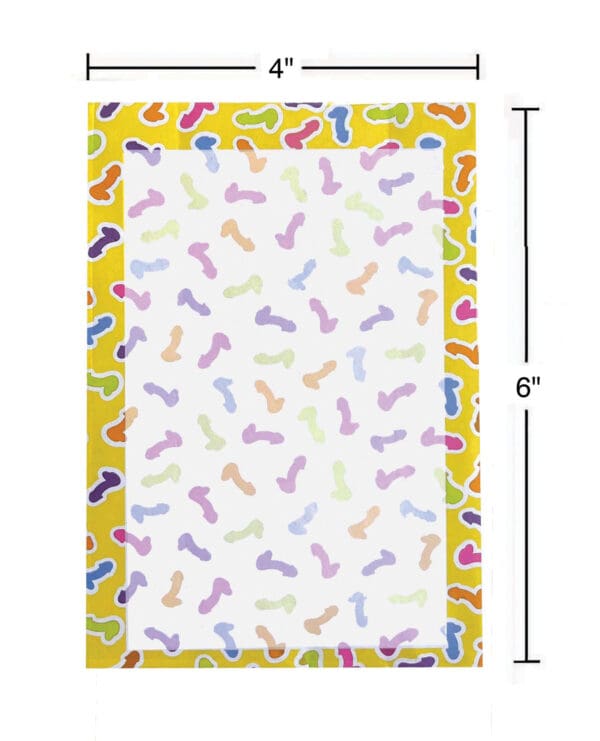 Super Fun Penis Notepad - 100 Sheet Notepad - Image 2