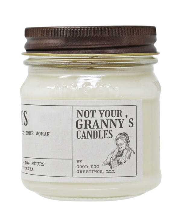 Calm Your Tits - Funny Candle 8oz Soy Wax - Image 2