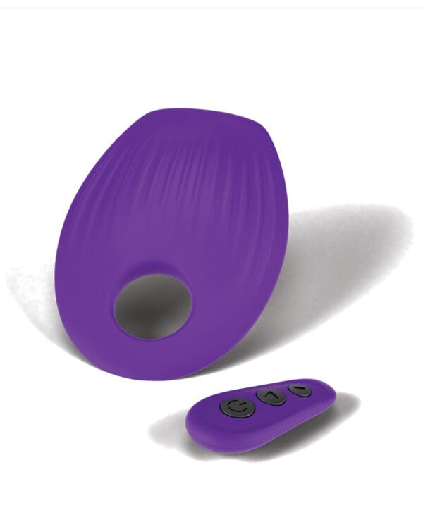 Couples Choice Grinding Cushion w/Cock Ring - Purple - Image 2