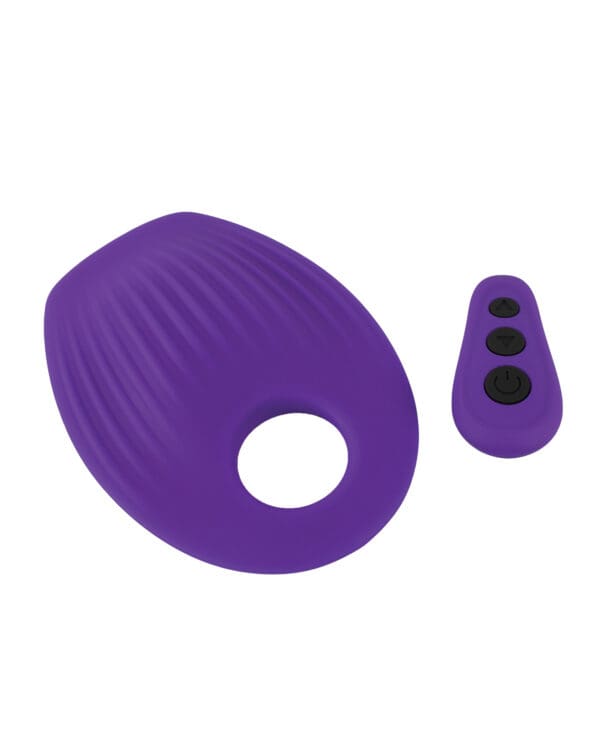Couples Choice Grinding Cushion w/Cock Ring - Purple - Image 3