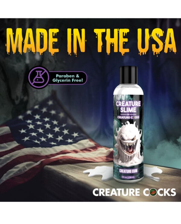 Creature Cocks - Creature Slime Creature Cum Unscented Jizz Lubricant 8oz - Image 5