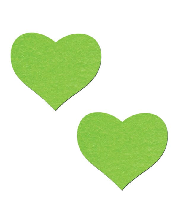 Pastease Premium Heart - Glow in the Dark Green O/S - Image 2