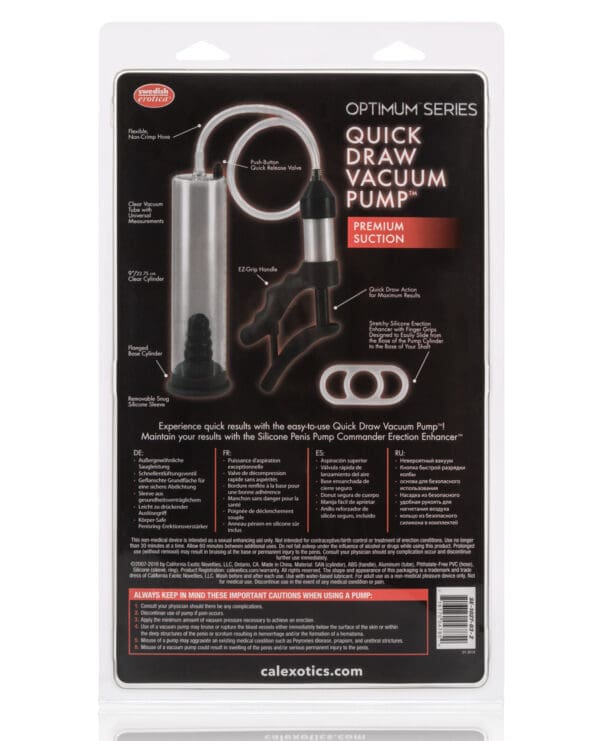 Quick Draw Vacuum Pump - Clear - Image 2