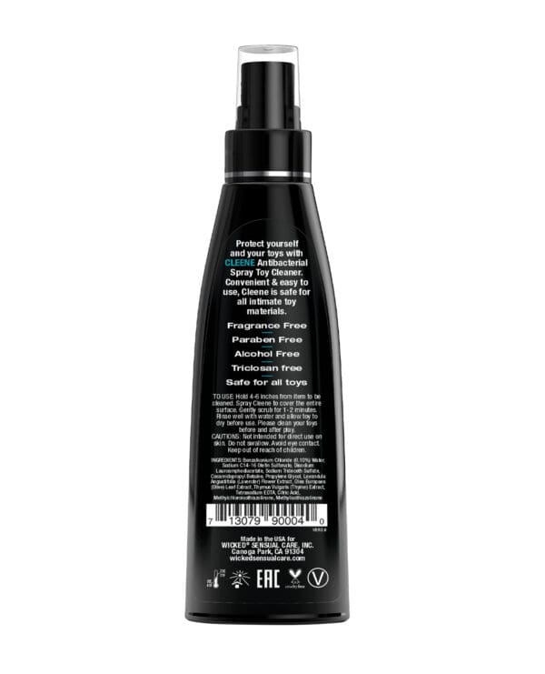 Wicked Sensual Care Cleene Anti-Bacterial Toy Cleaner - 4 oz - Image 2