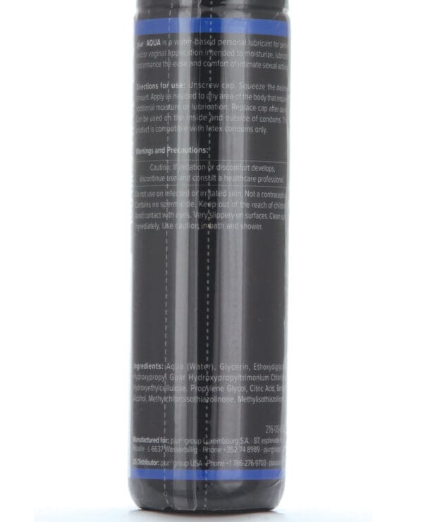 Pjur Aqua Personal Water Based Personal Lubricant - 100 ml Bottle - Image 2