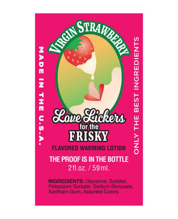 Love Lickers - 2 oz  Virgin Strawberry - Image 2