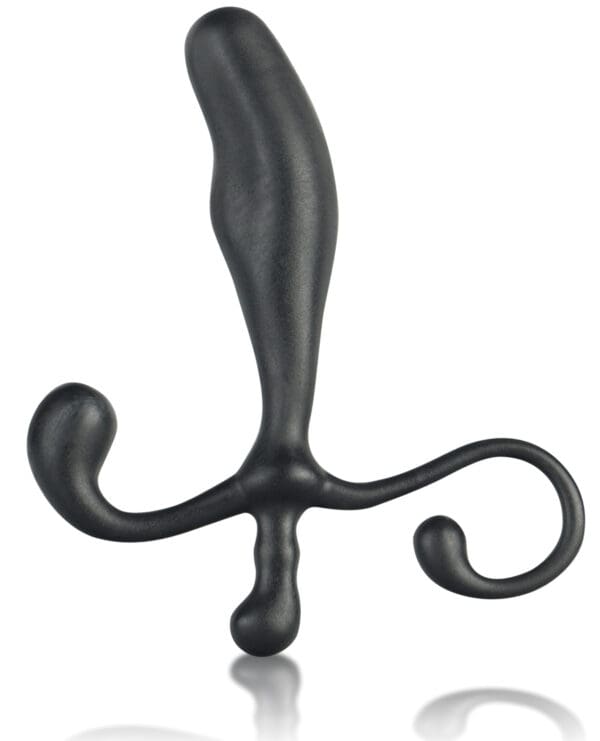 Blue Line C&B 5" Male P-Spot Massager - Black - Image 2